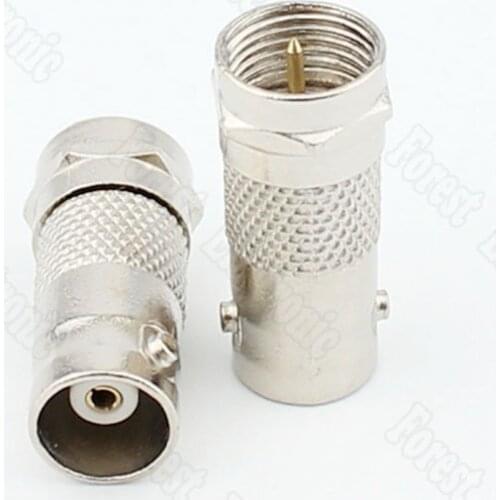 10pcs/lot F Male To BNC Q9 Female Connector RF Coaxial Connector