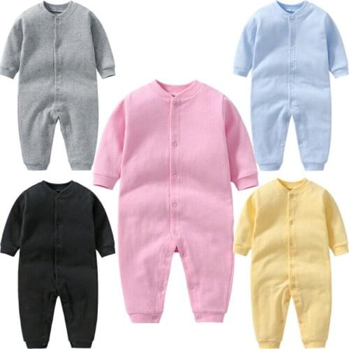 Newborn Baby Girl Boy Sweet Cotton Clothes Romper Bodysuit Jumpsuit Outfits