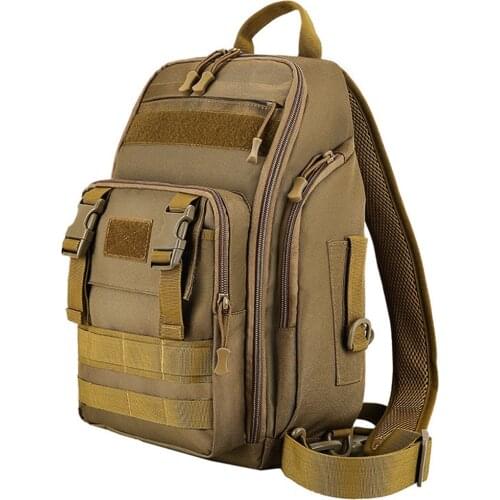 SUUTOOP Men Military Tactical Fishing Shoulder Bag Camping Hiking Sports Trekking Climbing Crossbody Outdoor Chest Bag For Male