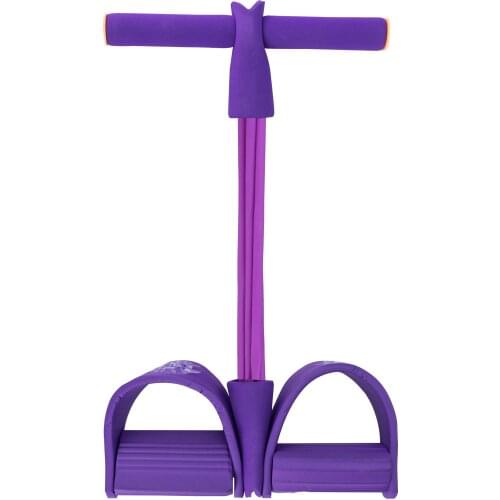 Pedal Sit-ups Tensioner Chest Expander Elastic Rope, Fitness Equipment Home Belly Reduction Chest Expansion Rope