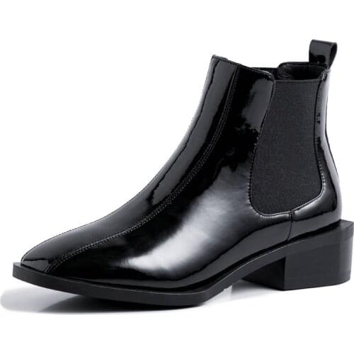 New style Genuine leather Fashion boots Womens boots Autumn and winter boots cowhide Womens shoes