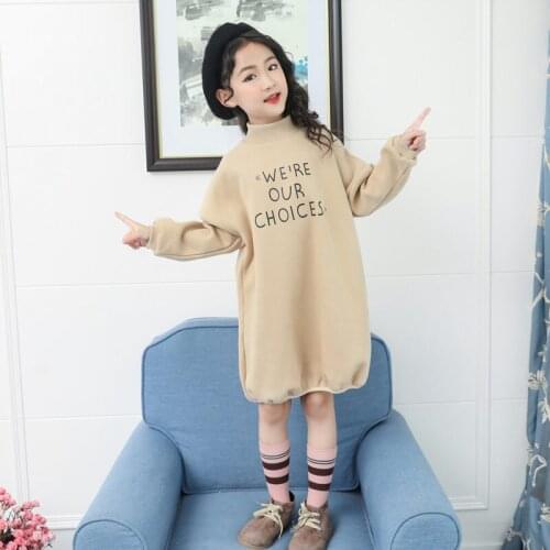 OBOVATUS Warm Dresses For Girls