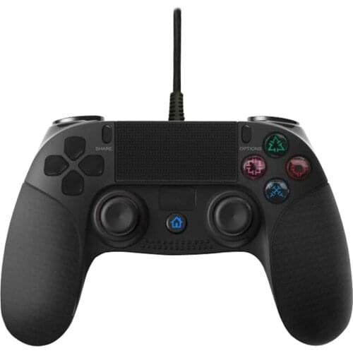 USB Plug Wired Gamepad Joystick Cablebound Gaming Precise Dual Vibration Motors Share Button For Playstation 4 For PS4