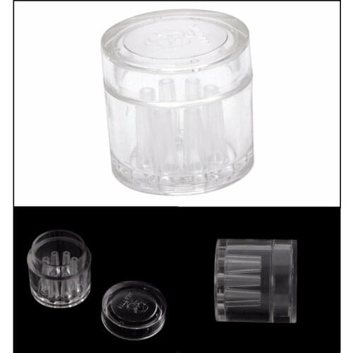 8 Holes Transparent Plastic Aquarium Tank Catcher Trap Tube Trapper for Planaria Worm Leech Fish Tank Supplies C42