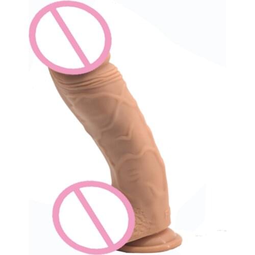 FAAK silicone huge penis lifelike realistic dildo with suction cup big dong anal plug sex toys for women masturbator sex shop