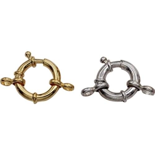 S925 silver sailor clasp,10mm-20 MM necklace or bracelet clasp,pearl clasp