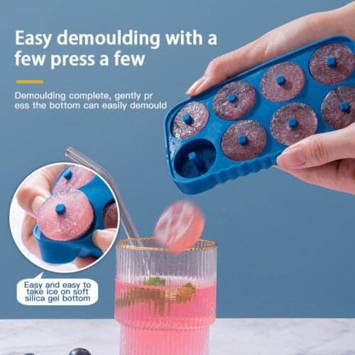 Silicone Ice Mold 3D Copper Cash Coin Shape Ice Tray Mould For Bar Whiskey Cocktail Stackable Tool Household Ice Cream Accessory