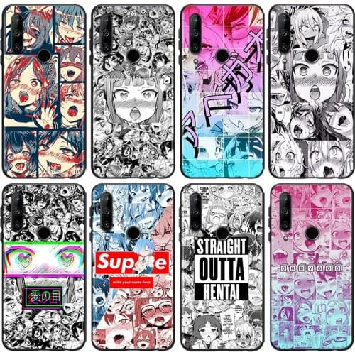Ahegao manga girl Silicone Cover For Huawei Honor 8S 2019 8C 8X Max 8A 2020 Prime 8 7S 7A Pro RU 7C Black Phone Case