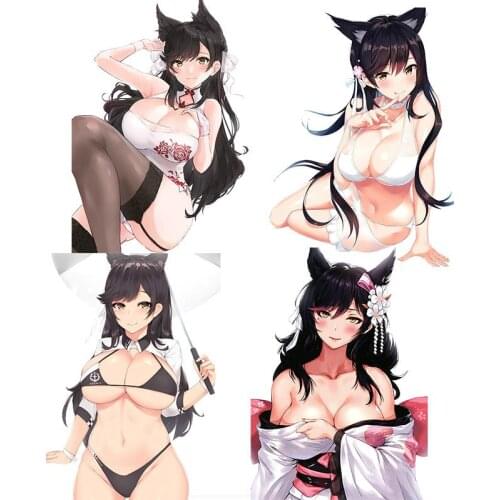 Hentai Waifu Anime Atago Azur Lane Sexy Girl Stickers for Passat B6 Motorcycle Car Sticker Auto Accessories Vinyl Waterproof PVC