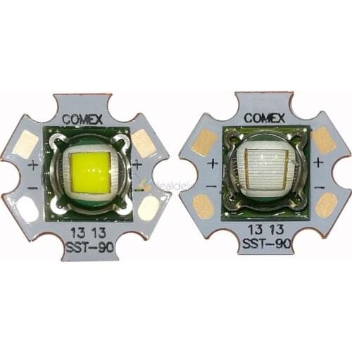 SST-90 30W Luminus SST90 Cold White 6500K - 7000K Blue 455NM High Power Led Bulb Light 3.2-3.4V 5-7A for Stage Lighting 20mm PCB