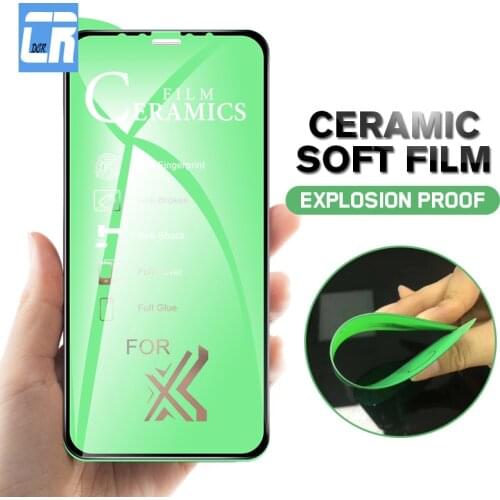 Explosion Proof Soft Ceramic Film for iPhone 7 8 6S Plus No fingerprint Matte Film iPhone 11 12 Pro X XS MAX XR Screen Protector