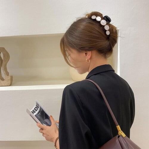 1PC Simulated-pearl Hair Clips Women Hairgrip Hairpins Hair Accessories Ornaments Barrette Hair Claw Hair Clip For Women Girl