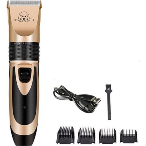 Pet Shaver Hair Clipper Set for Dogs Cat Kitten Puppy Accessories Supplies Chargable Quiet and has a very low vibration
