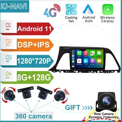 8-Core DSP IPS Android 11.0 For Hyundai Sonata 7 LF 2014 -2017 Car Player Radio Video Navigation Multimedia GPS 4G LTE