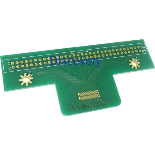 Double Row 60pin Pitch 0.35mm Butt Connection LCM, TFT LCD Universal Universal Board Adapter Board Test Board