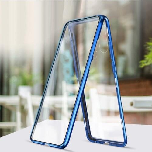 Double Sided Magnetic Flip Case For Huawei Honor 20 Pro 20S case Magnet Glass Full Cover For Honor 20 Lite view 20 Phone case