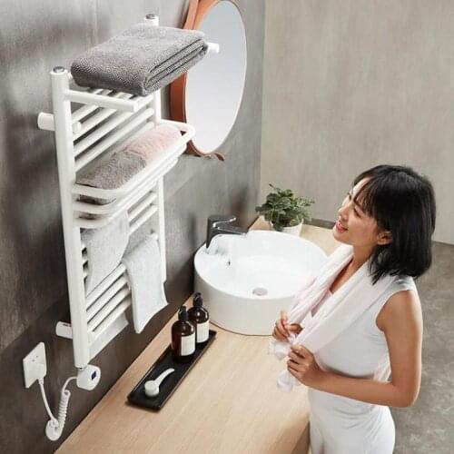 Electric Towel Rack, Intelligent Drying Rack, Bathroom, Low Carbon Steel Shelf, Domestic Heating Towel Rack
