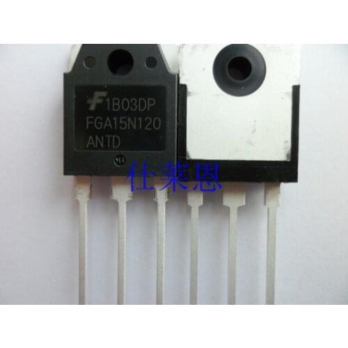 FGA15N120ANTD TO-3P 1200V / 15A IGBT power transistor new original cooker