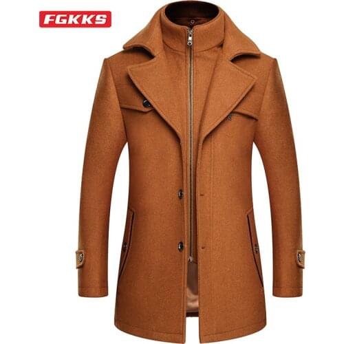 Мужские утепленные пальто FGKKS China At AliExpress