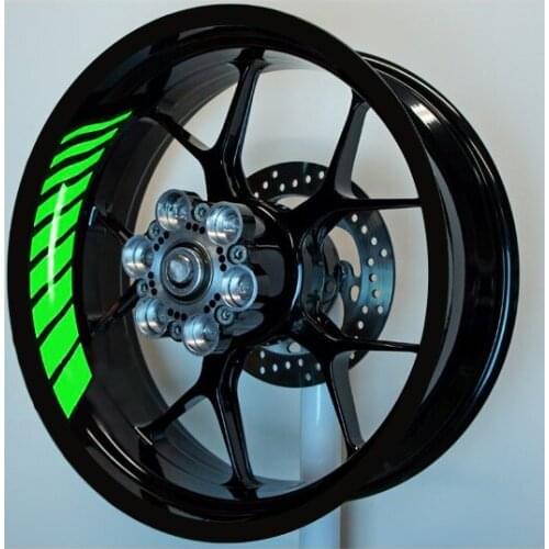 Fluorescent Green GP Racing Inner Rim Strip Sticker CinarExtreme