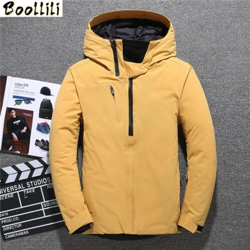 Classic Down Jacket European and American Street Fashion Short Down Jacket Warm Jacket Down Winter Coat Men