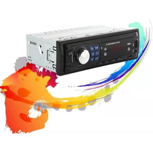 1Din Car Radio Bluetooth autoradio Stereo MP3 Player with Remote Control DC 12V FM USB AUX Input function Automotive In-dash