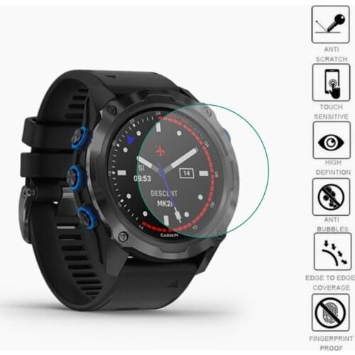 5pcs Soft TPU Clear Protective Film Smartwatch Guard For Garmin Descent Mk2 / MK2i Smart Watch Screen Protector Cover Protection