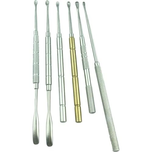 Nasal Spatula Double-end Single-end Nasal Bone Curette Cosmetic Plastic Surgery Surgical Operating Instrument Stainless Spatula