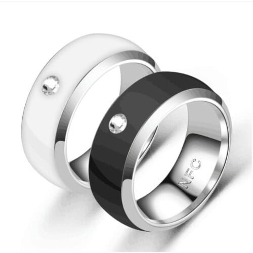 NEW 1PC Fashion Multifunctional Intelligent Ring For Connect All Android Technology Finger Smart Wear Finger Digital NFC Ring