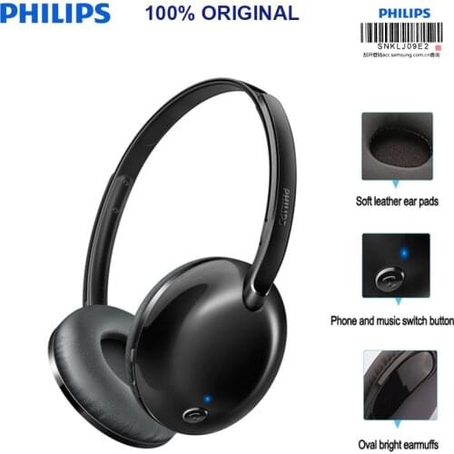Original Philips Wireless Headset SHB4405 with Bluetooth 4.1 Lithium polymer Volume Control for Iphone X Galaxy Note 8 huawei