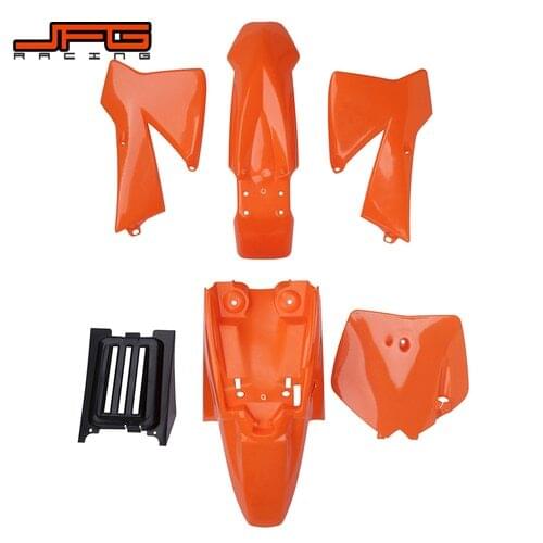 Motorcycle Plastic Front Rear Fender Radiator Shrouds Number Plate Fairing Cover For KTM SX50 SX 50 50SX Dirt Bike Motocross