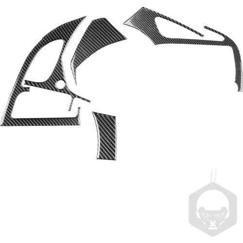 Suitable for 2014-2019 Chevrolet Corvette C7 carbon fiber air conditioner decoration patch on both sides