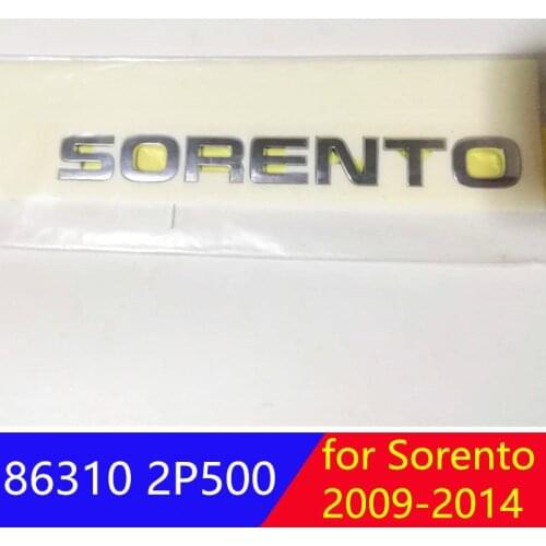 Genuine Rear Trunk SORENTO Logo Emblem For Kia Sorento 200-2014 863102P500 86310 2P500