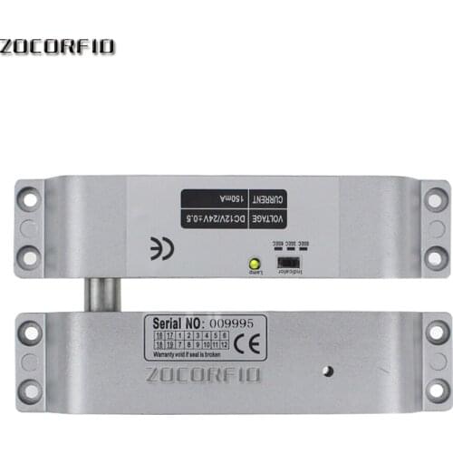 Surface install DC12V fail-safe Mode Electric Bolt Lock for Access Control or Intercom System