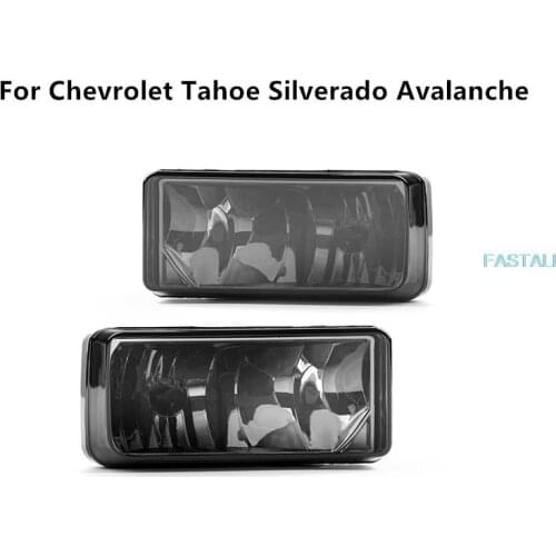 For Chevrolet Tahoe Silverado Avalanche Fog lamp with bulb kit retrofit gray daytime running light anti-fog lamp high quality