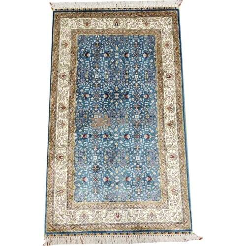 Seeykeep™ 2.5x4ft Rectangle Pure Silk Handknotted Oriental Traditional Rug-SK3036042