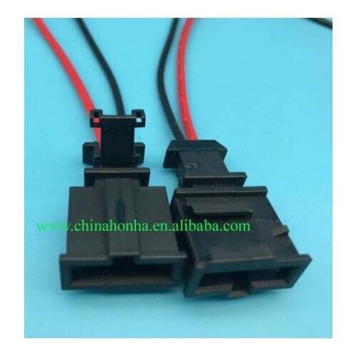 Free shipping 20/50/100pcs 2 Pin 3B0972712 Car Plug for License plate lamp Car door connector with wire 3B0 972 712