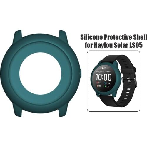 AntiScratch Protection Case Bezel Silicone Protective Case Cover for Xioami Haylou Solar LS05 Smartwatch Shell