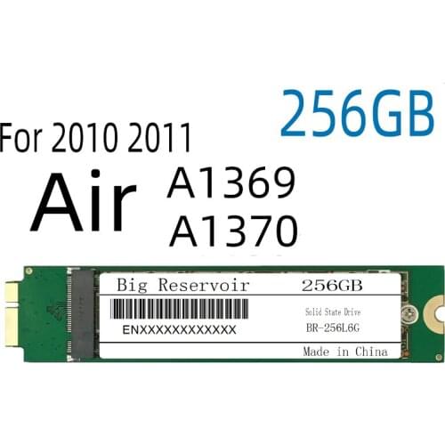 256GB SSD For AIR 2010 2011 A1369 MC503 MC504 MC965 MC966 A1370 MC505 MC506 MC968 MC969 256G