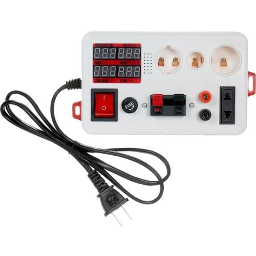 LED Lamp Bulb Light Voltage Power Quick Fast Tester for E27 B22 E14 Lamp Bulb Light Test Box with Sound Alarm EU US plug