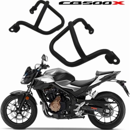 For Honda CB500X CB500F Black Bumper Guards 2014-2015-2018-2019-2020 Motorcycle Engine Guard Engine Guard Crash Bar Protection