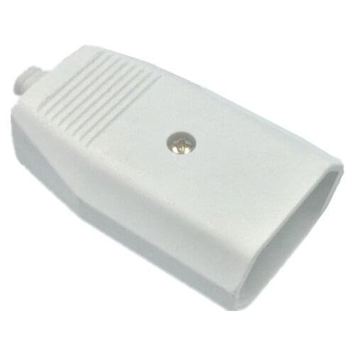 1PCS European Standard Female Hole Socket Two-pole Power Extension Cord Plug Outlet