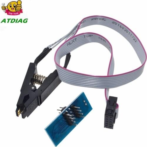 1pcs SOIC8 SOP8 Test Clip For EEPROM 93CXX/25CXX/24CXX in-circuit programming on USB Programmer TL866CS TL866A EZP2010