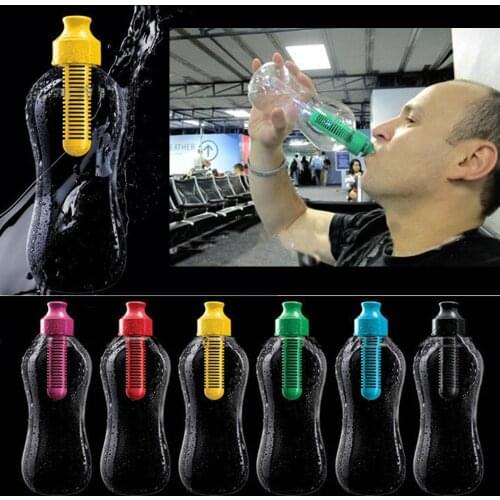 2016 High Quality 550mL Outdoor Water Bottles Bobble Hydration Filter Bottle Hiking Gym Filtered Drinking Sports Free Shipping