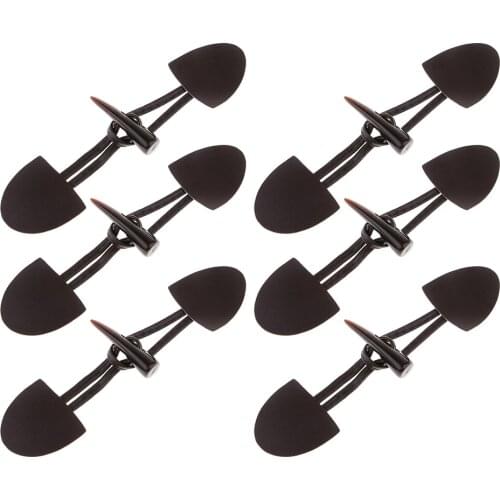 6 Pairs Fashion Horn Leather Toggle Buttons Coat Jacket Duffle Sewing DIY Buttons