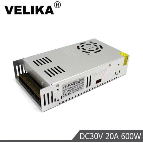 600W 30V 20A Single Output Switching power supply Driver Transformers AC110V 220V TO DC30V USP for Led Lamp CCTV 3D Printer CNC