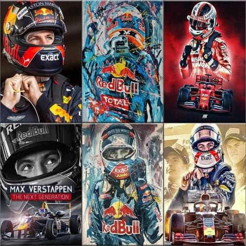 Red Bull Racing 5D DIY Diamond Painting Full Square/Round Diamond Embroidery Hobby Jewelry Cross Stitch Home Decor Unique Gift