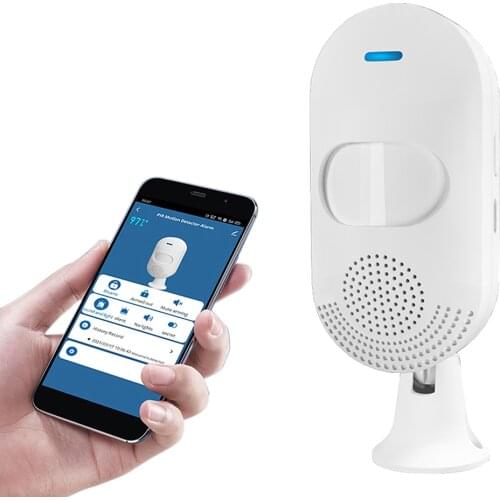 Wirelessly Infrared Detector Detection Alarm App Remote Notification 4 Modes Alarm Pet Immune Smart Home Safety Alarm System