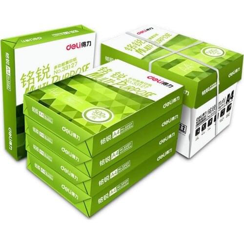 DELI A4 Paper School and Office Copy Paper 2500 Sheets A4 Copy and Printer Paper for Office Copying and Printing Office Supplies