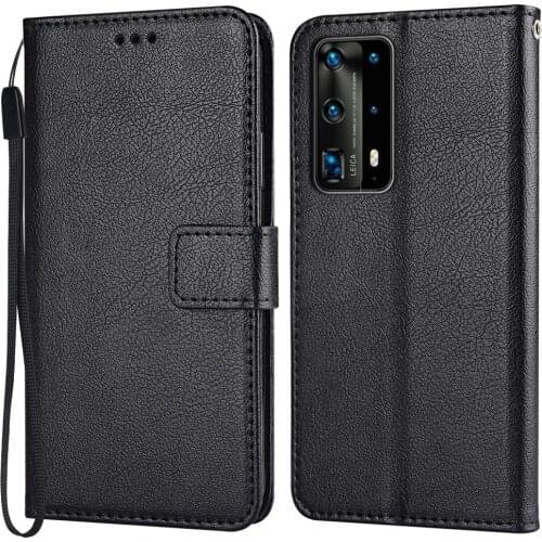 Flip Wallet Magnetic Leather Case for Huawei P40 ANA-AN00 TN00 Coque Funda Luxury Vintage Phone Bags Cover